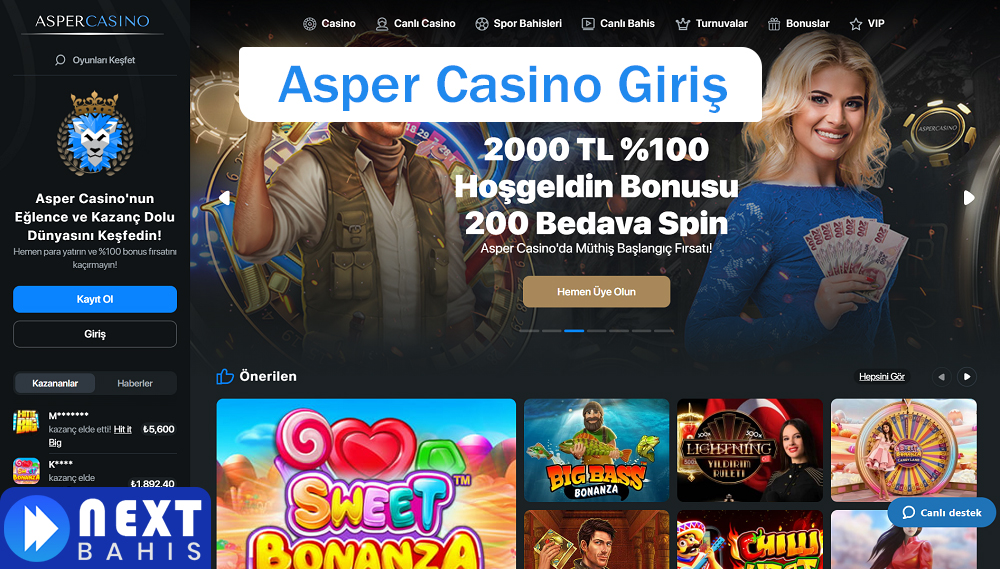 Asper Casino Giriş