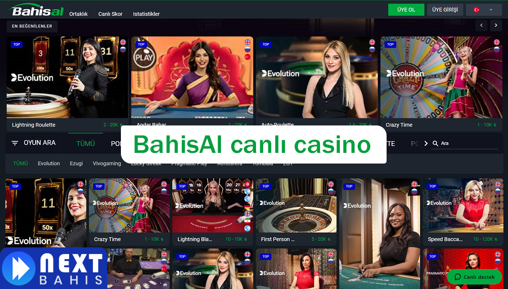 BahisAl canlı casino