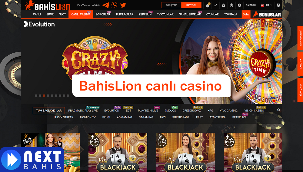 BahisLion canlı casino