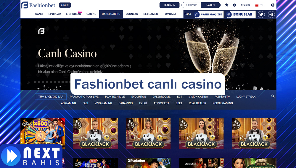 Fashionbet canlı casino