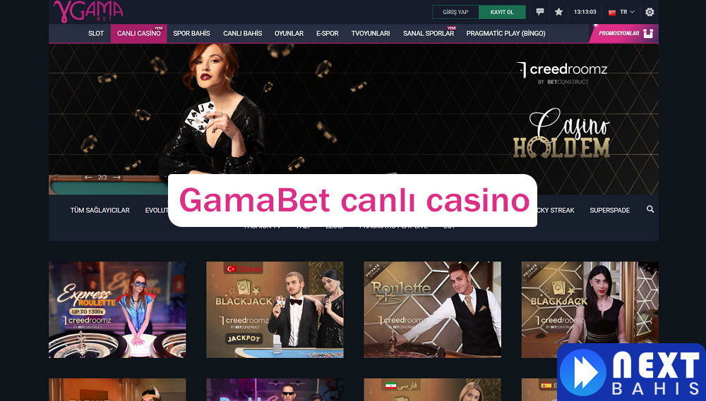 GamaBet canlı casino