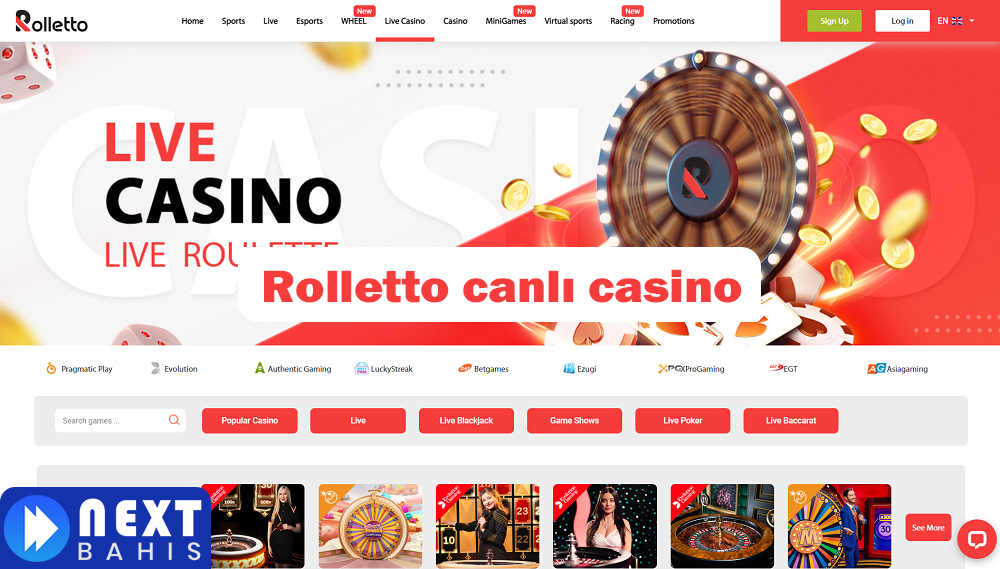 Rolletto canlı casino