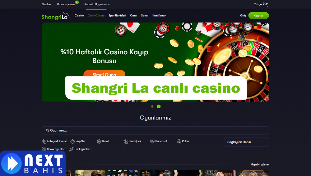 Shangri La canlı casino