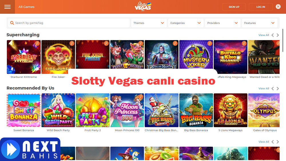 Slotty Vegas canlı casino