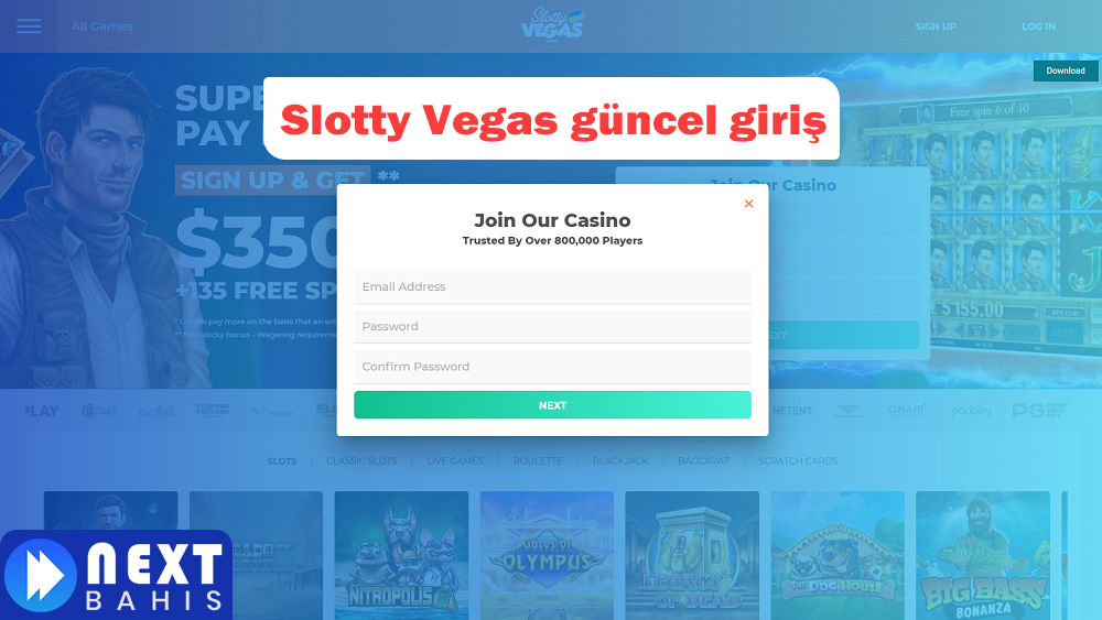 Slotty Vegas güncel giriş