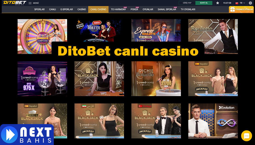 DitoBet canlı casino