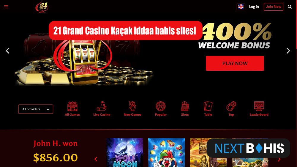 21 Grand Casino Kaçak iddaa bahis sitesi