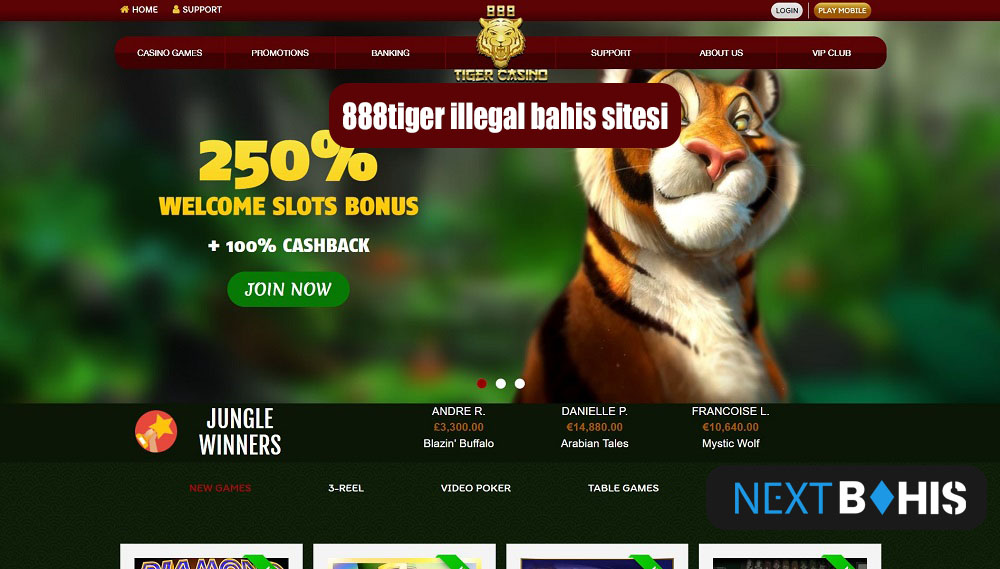 888tiger illegal bahis sitesi