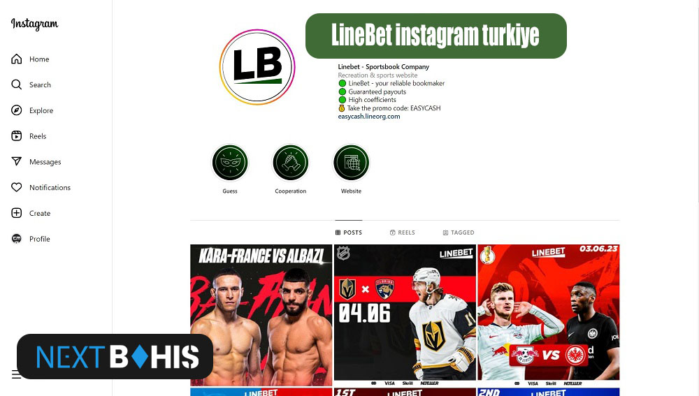 LineBet instagram turkiye