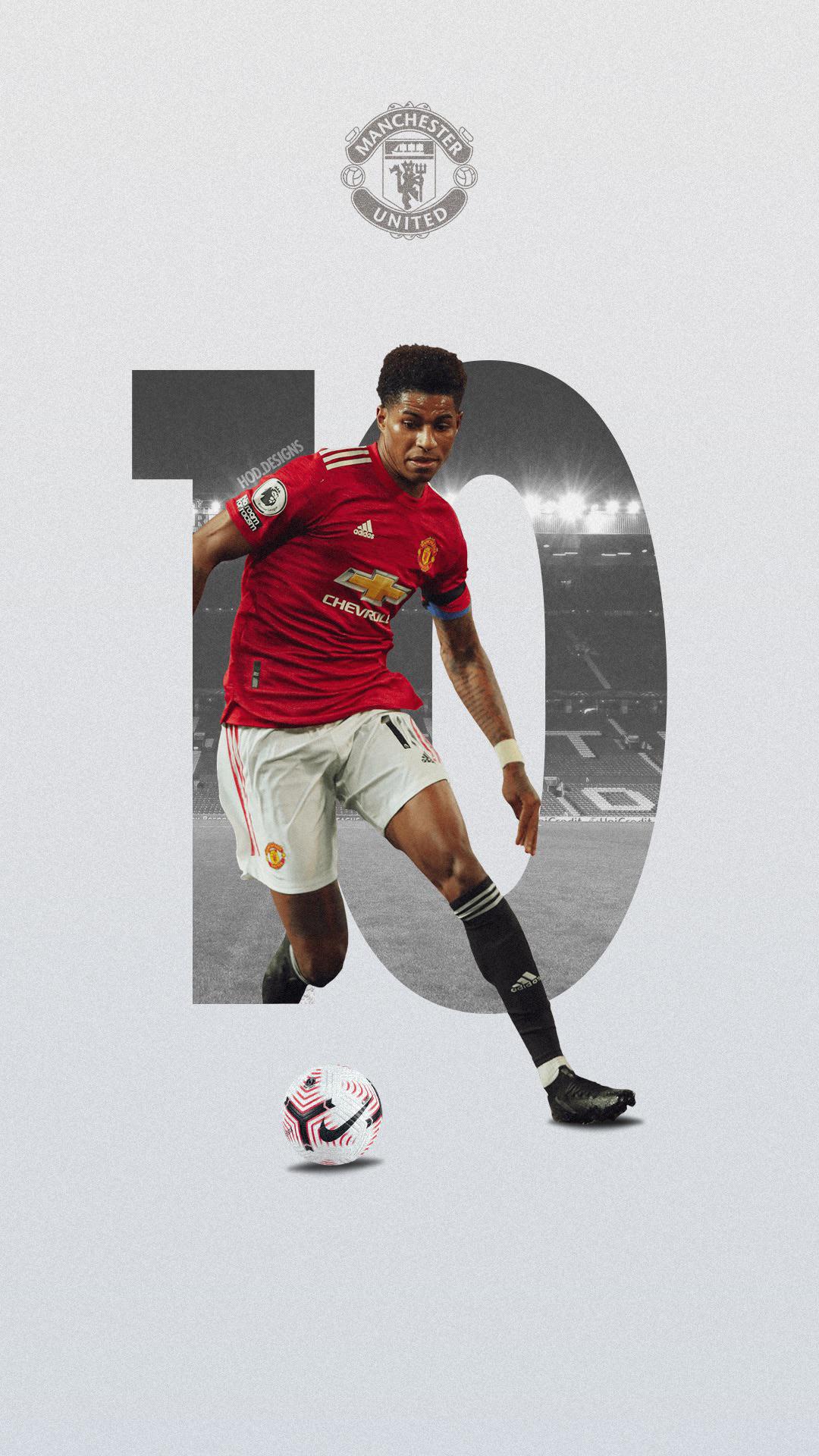 2025 Marcus Rashford Futbol Duvar Kağıdı