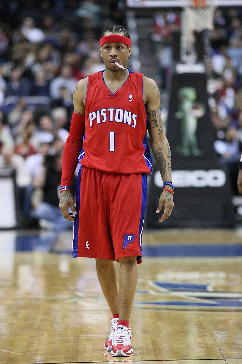 Allen Iverson Detroit Pistons