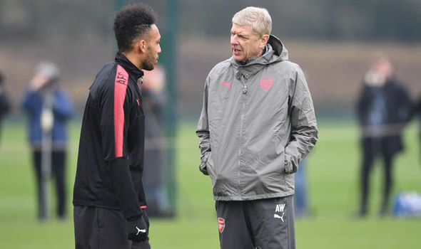 Arsène Wenger Pierre Emerick Aubameyang