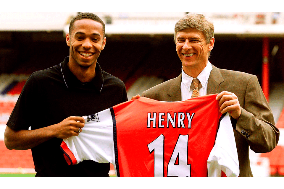 Arsène Wenger Thierry Henry