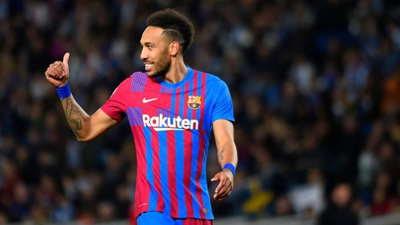 Aubameyang Barcelona Fotoğrafı