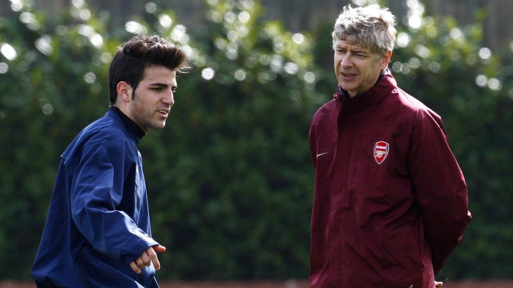 Cesc Fàbregas Arsène Wenger