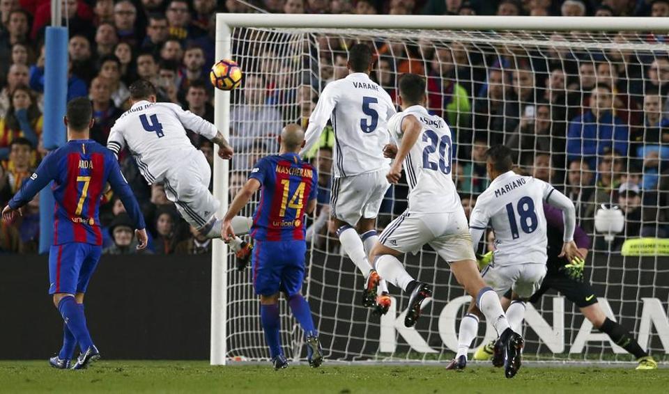 Sergio Ramos El Clasico Gol