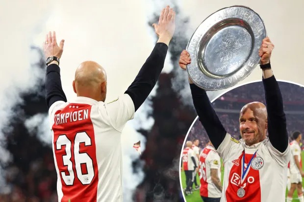 Ten Hag Ajax Şampiyonluğu