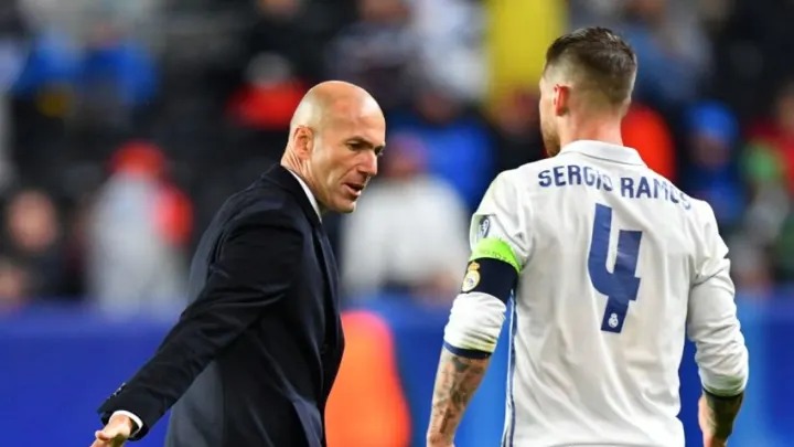 Zinedine Zidane Sergio Ramos